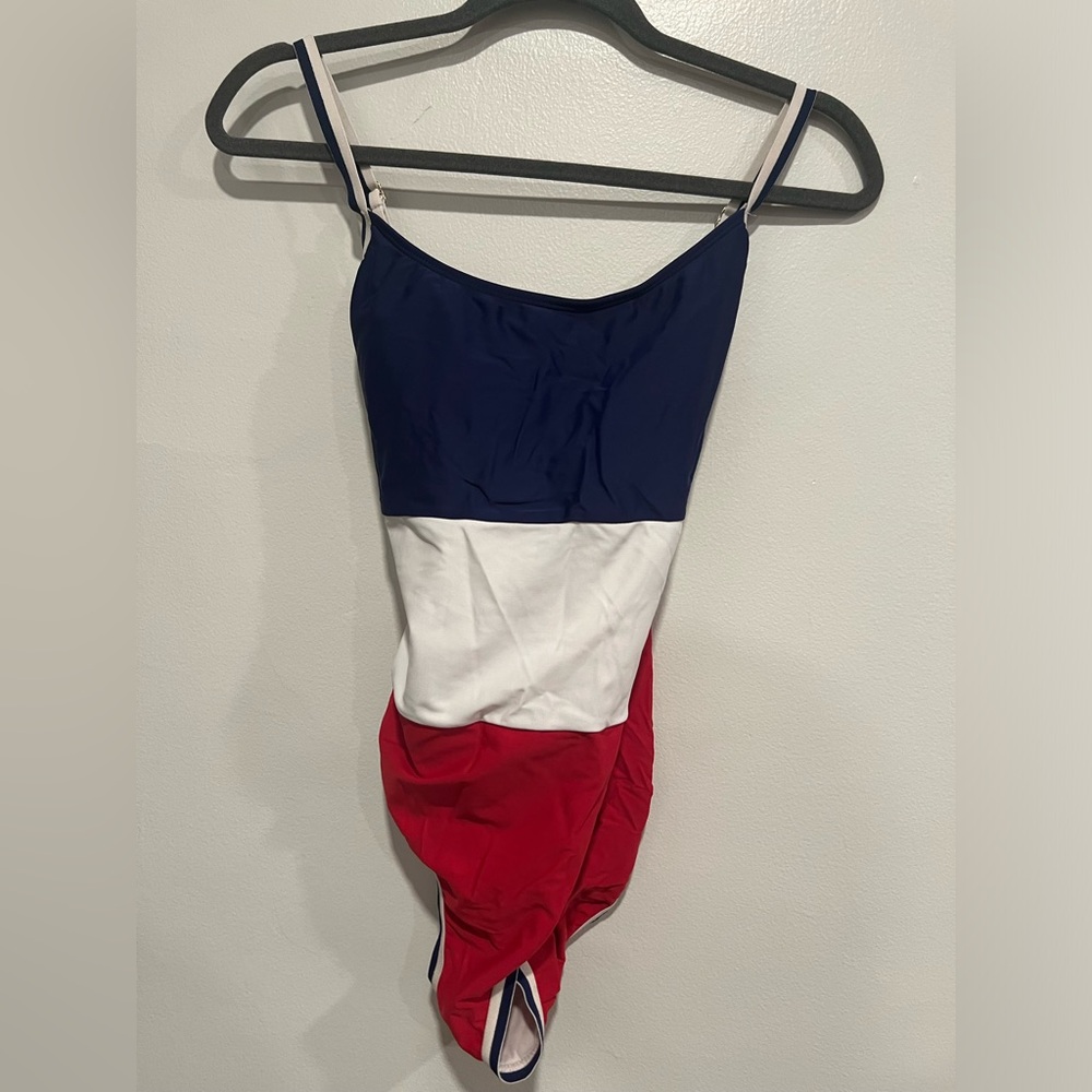 Red white & Blue Racerback swimsuit - Picture 1 of 3